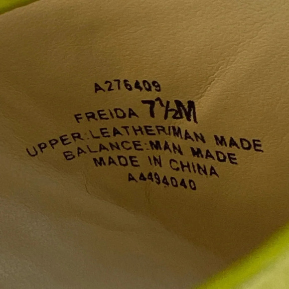 C Wonder Citron Yellow Suede Fringe Freida Espadrille Wedge Sandals 7.5 - Picture 6 of 8